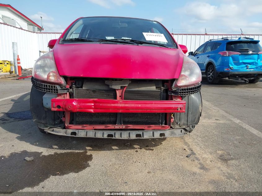 2007 Honda Fit S VIN: JHMGD38647S036882 Lot: 43194995