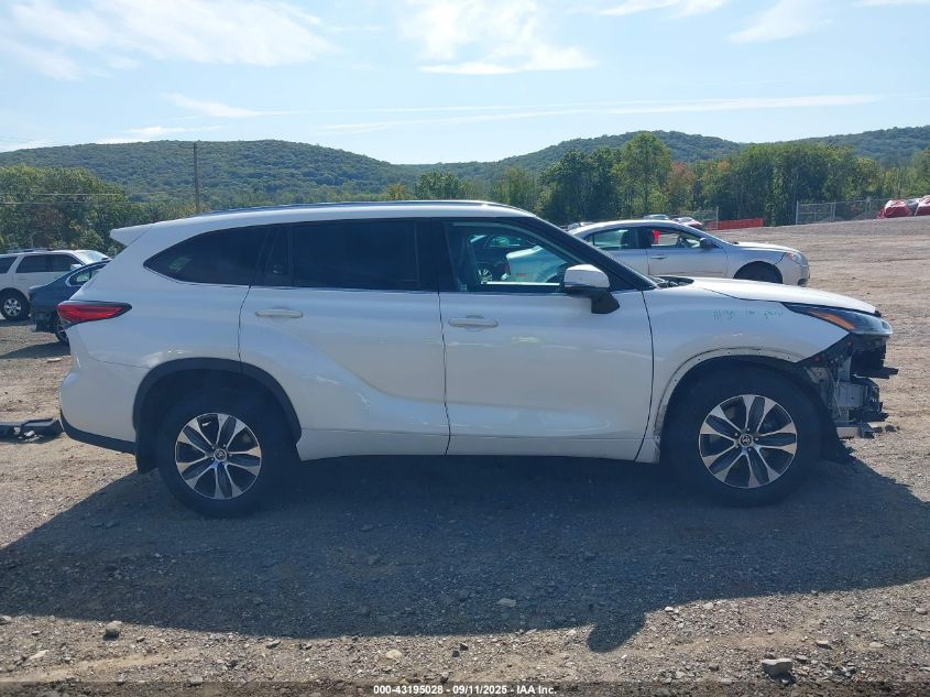 2021 Toyota Highlander Xle VIN: 5TDGZRBH2MS136242 Lot: 43195028