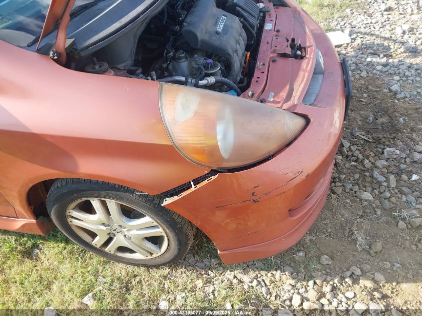 2007 Honda Fit Sport VIN: JHMGD38657S052895 Lot: 43195077