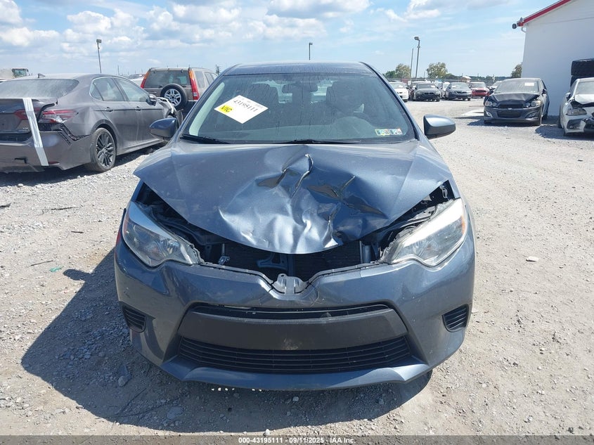 2014 Toyota Corolla Le VIN: 2T1BURHEXEC149868 Lot: 43195111