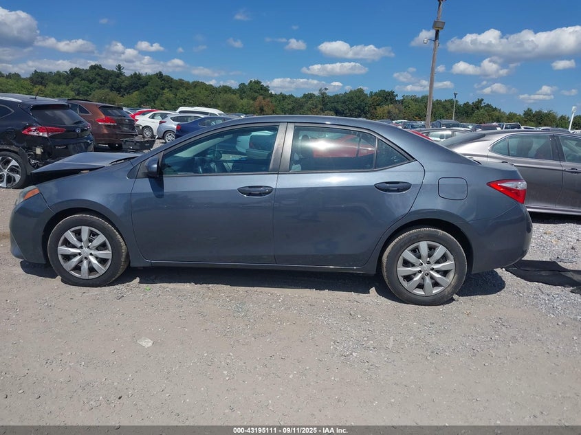 2014 Toyota Corolla Le VIN: 2T1BURHEXEC149868 Lot: 43195111