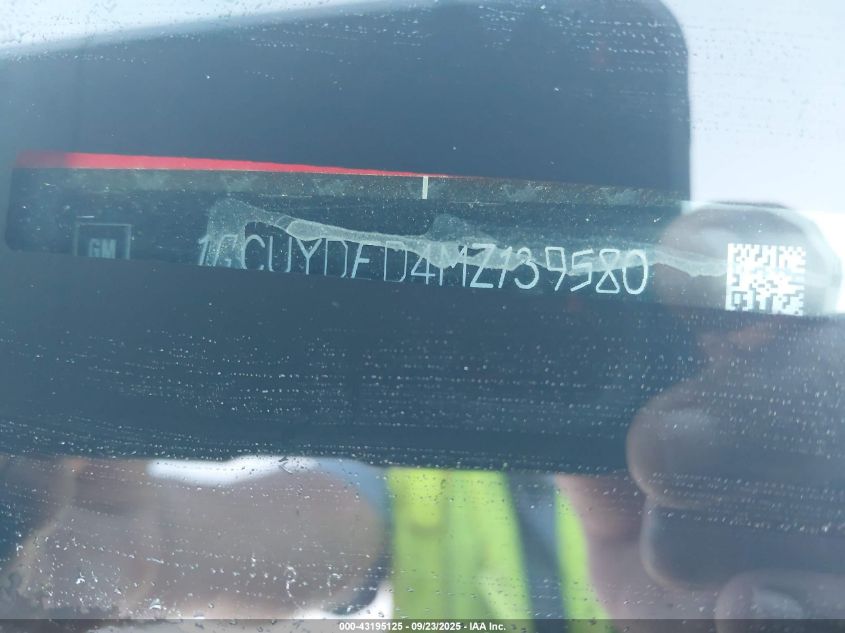 2021 Chevrolet Silverado 1500 4Wd Short Bed Lt VIN: 1GCUYDED4MZ139580 Lot: 43195125