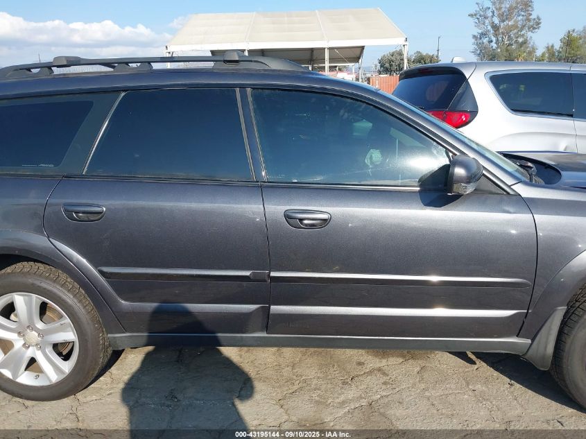 2007 Subaru Outback 2.5Xt Limited VIN: 4S4BP63C776330489 Lot: 43195144