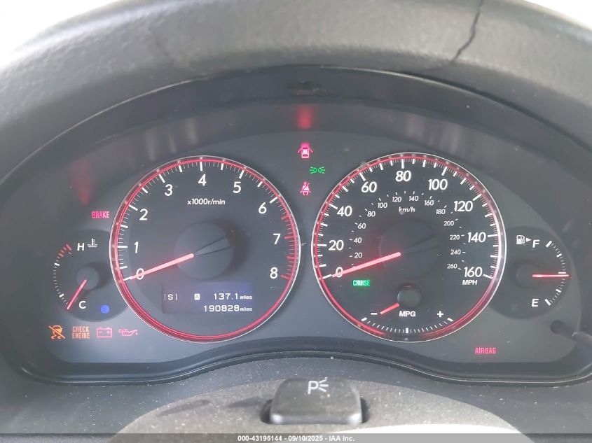 2007 Subaru Outback 2.5Xt Limited VIN: 4S4BP63C776330489 Lot: 43195144