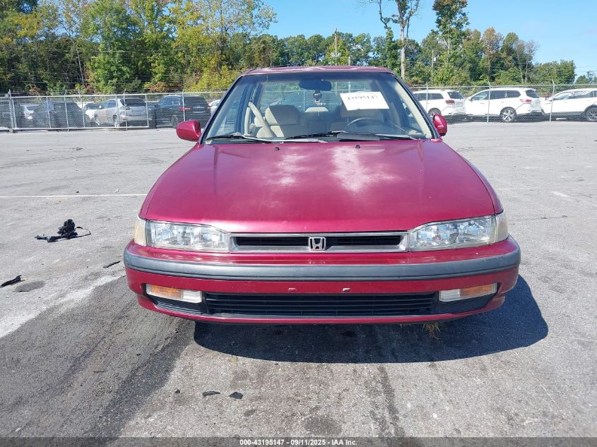 1991 Honda Accord Lx/Ex VIN: 1HGCB7658MA119189 Lot: 43195147