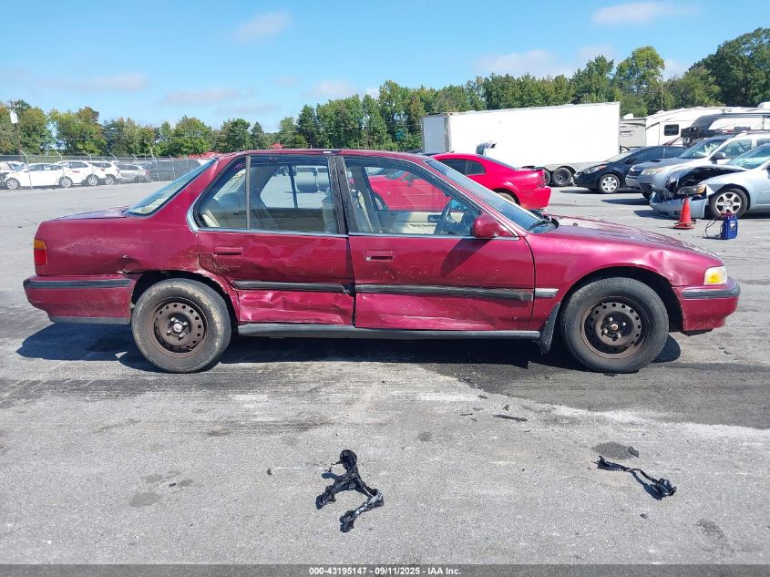 1991 Honda Accord Lx/Ex VIN: 1HGCB7658MA119189 Lot: 43195147