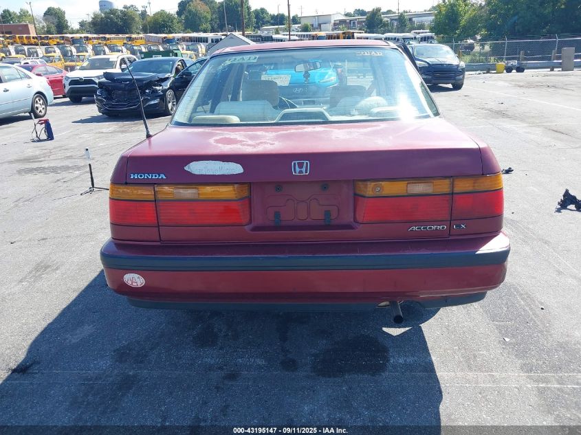 1991 Honda Accord Lx/Ex VIN: 1HGCB7658MA119189 Lot: 43195147