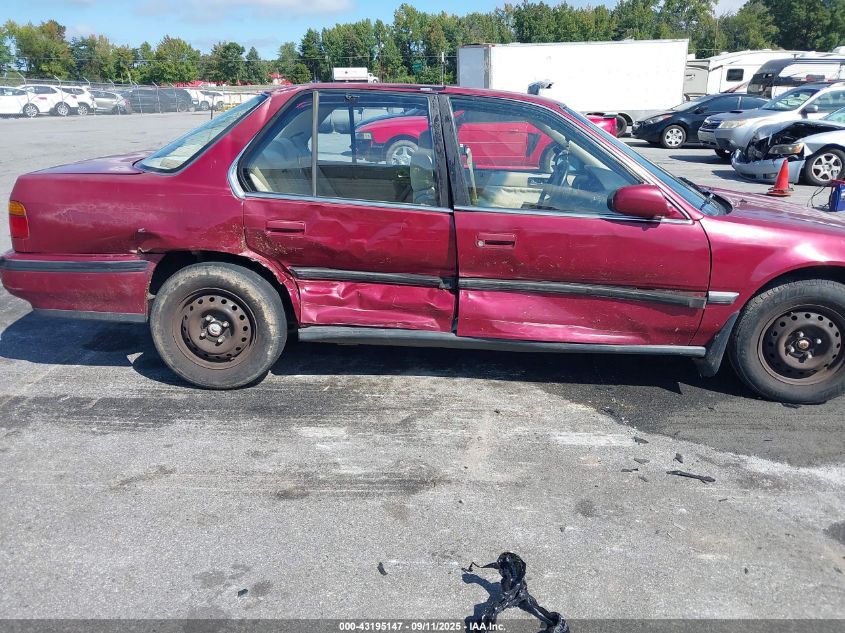 1991 Honda Accord Lx/Ex VIN: 1HGCB7658MA119189 Lot: 43195147