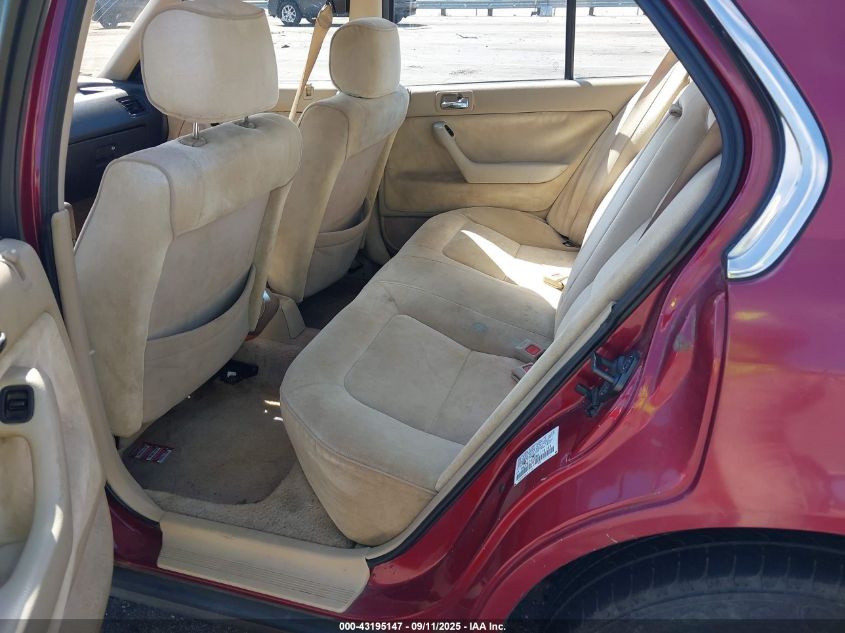 1991 Honda Accord Lx/Ex VIN: 1HGCB7658MA119189 Lot: 43195147