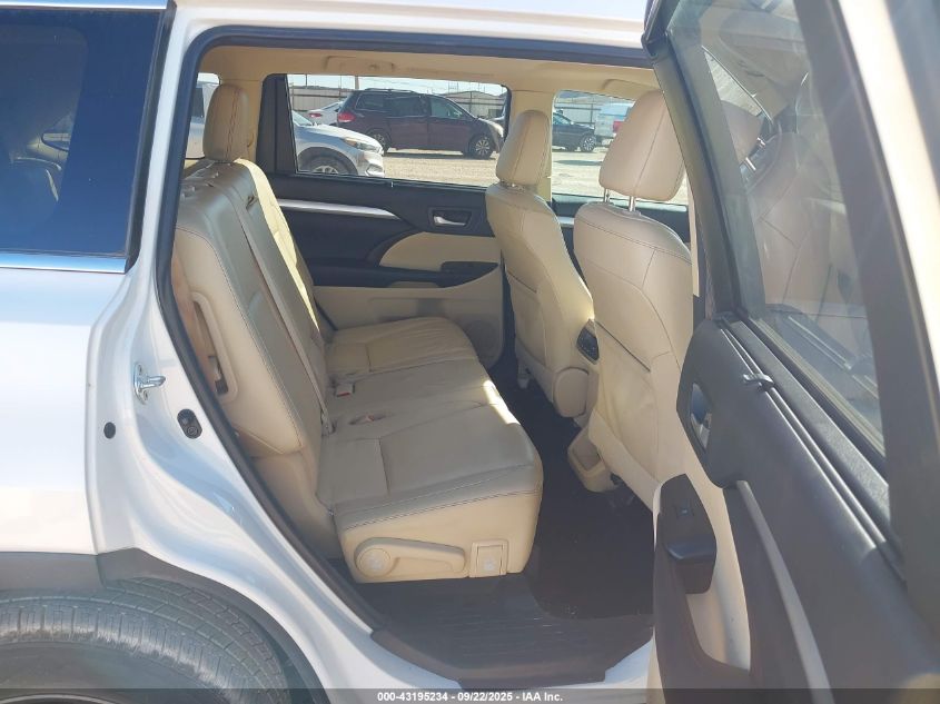 2016 Toyota Highlander Xle V6 VIN: 5TDKKRFHXGS503773 Lot: 43195234