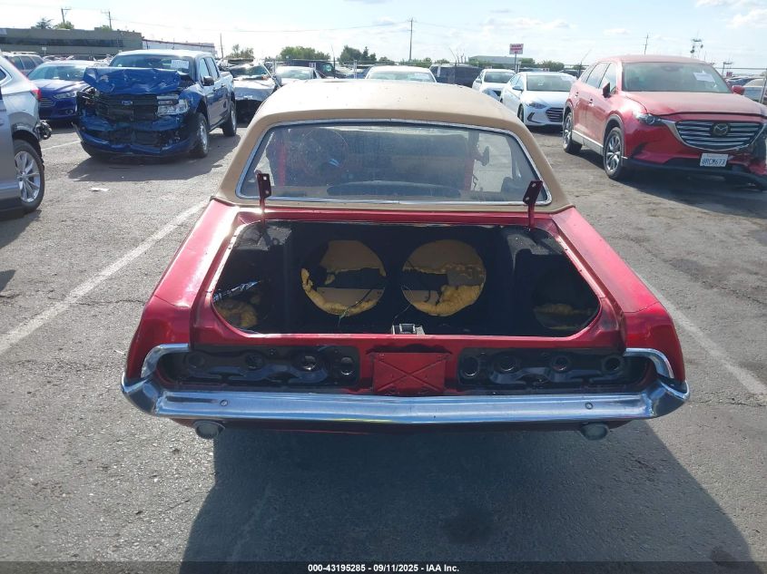 1967 Mercury Cougar VIN: 0000007F91C629927 Lot: 43195285