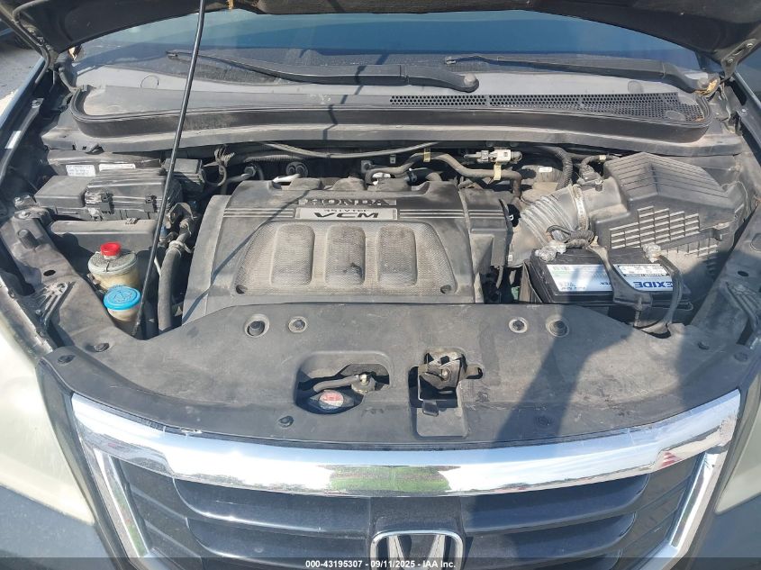 2010 Honda Odyssey Ex-L VIN: 5FNRL3H65AB007554 Lot: 43195307