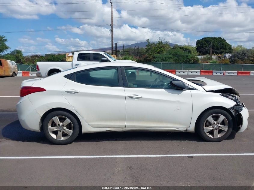 2012 Hyundai Elantra Gls VIN: 5NPDH4AE6CH113065 Lot: 43195347