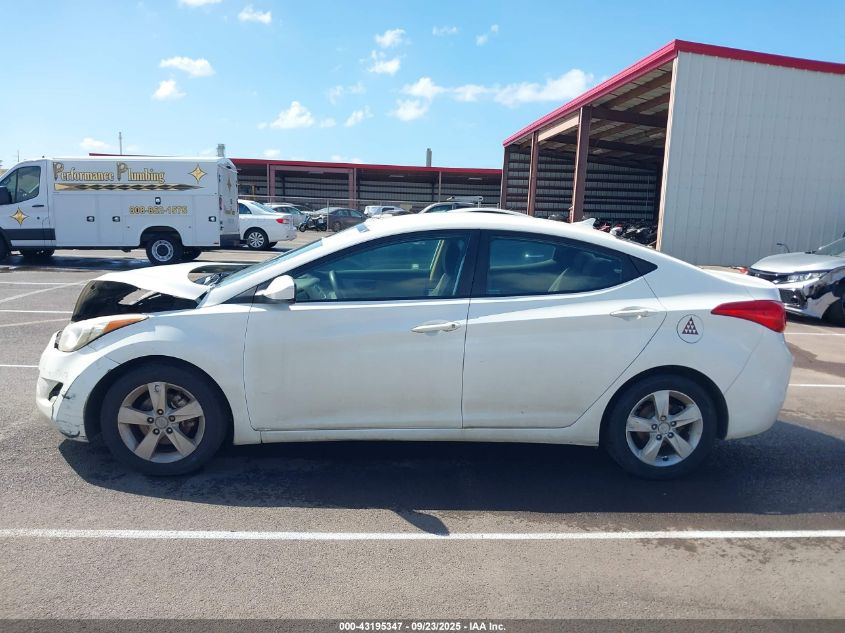 2012 Hyundai Elantra Gls VIN: 5NPDH4AE6CH113065 Lot: 43195347