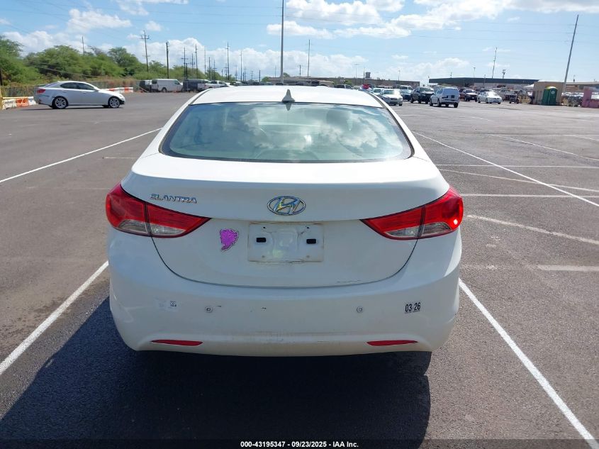 2012 Hyundai Elantra Gls VIN: 5NPDH4AE6CH113065 Lot: 43195347