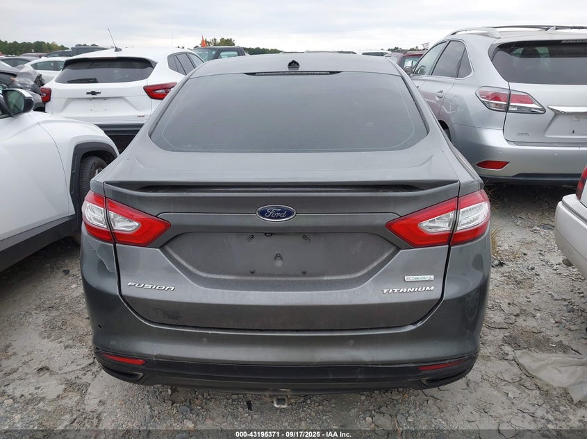 2014 Ford Fusion Titanium VIN: 3FA6P0K98ER260371 Lot: 43195371