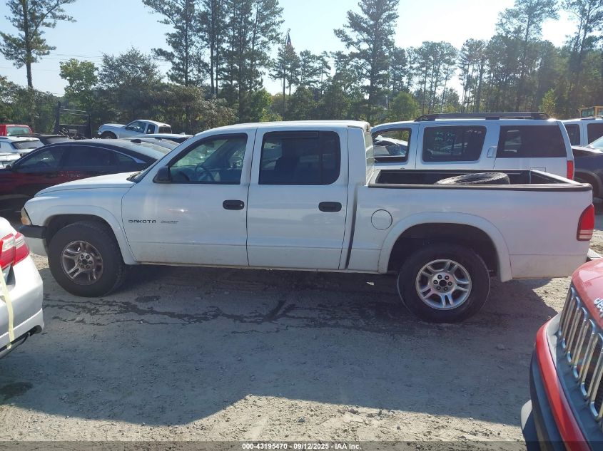 2002 Dodge Dakota Sport VIN: 1B7HL38N92S558657 Lot: 43195470