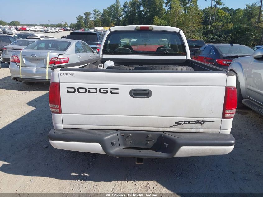 2002 Dodge Dakota Sport VIN: 1B7HL38N92S558657 Lot: 43195470