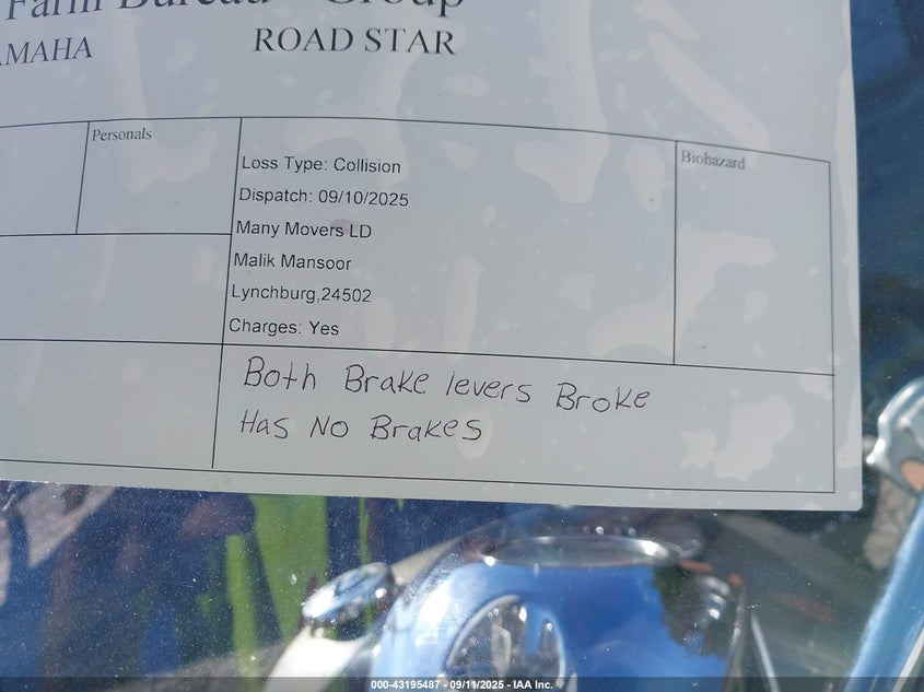 2000 YAMAHA XV1600 ATL JYAVP07E8YA002910