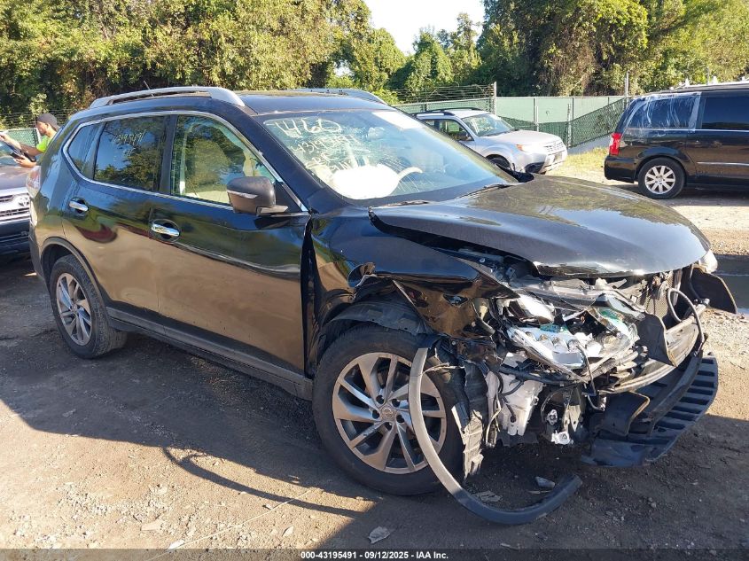 2015 Nissan Rogue S/Sl/Sv VIN: 5N1AT2MT9FC911460 Lot: 43195491