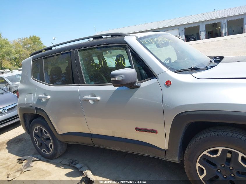 2016 Jeep Renegade Trailhawk VIN: ZACCJBCT0GPC75738 Lot: 43195546