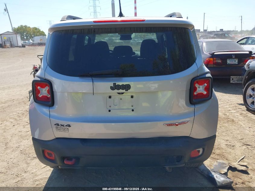 2016 Jeep Renegade Trailhawk VIN: ZACCJBCT0GPC75738 Lot: 43195546