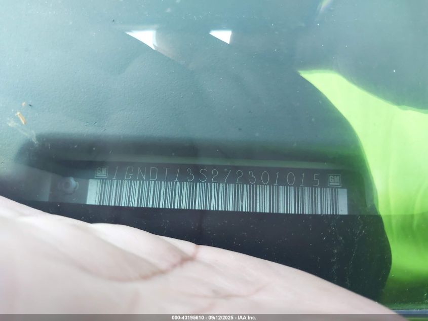 2007 Chevrolet Trailblazer Ls/Lt VIN: 1GNDT13S272301015 Lot: 43195610