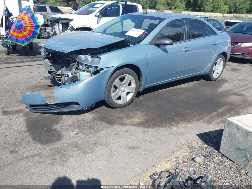 2008 Pontiac G6 blue sedan gasoline 1G2ZG57B784201779 photo #3