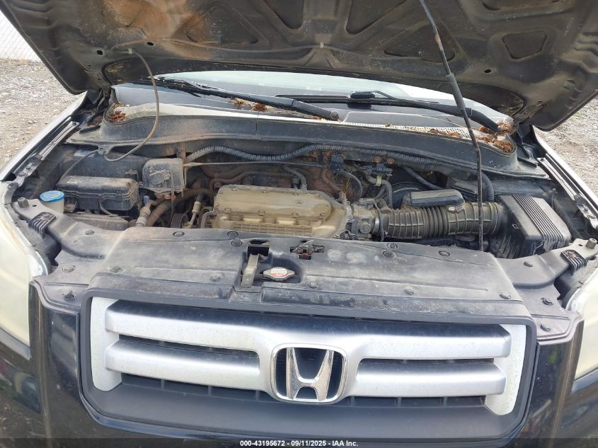 2006 Honda Pilot Ex-L VIN: 2HKYF18596H560490 Lot: 43195672