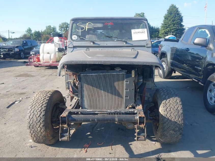 1991 Jeep Wrangler / Yj VIN: 2J4FY29S8MJ116926 Lot: 43195682