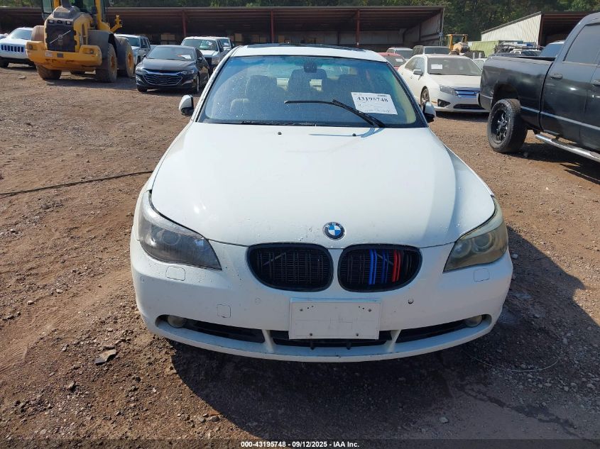 2006 BMW 550I VIN: WBANB53576CN93235 Lot: 43195748