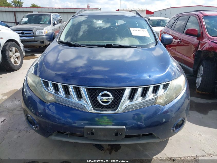 2010 Nissan Murano VIN: JN8AZA1MU5AW00210 Lot: 43195775