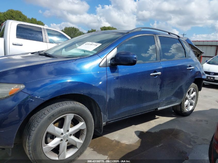 2010 Nissan Murano VIN: JN8AZA1MU5AW00210 Lot: 43195775