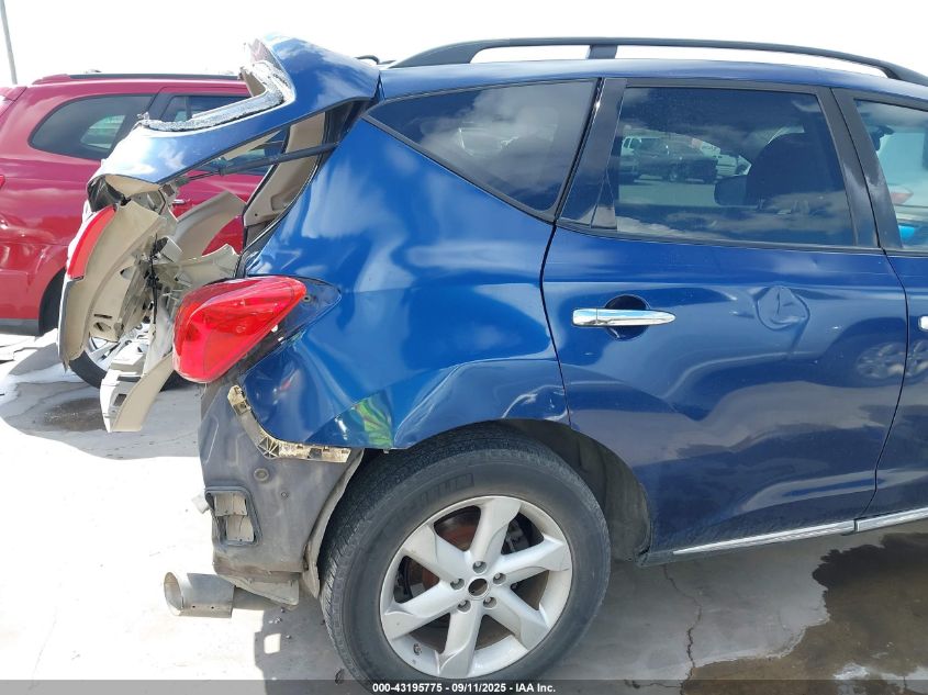 2010 Nissan Murano VIN: JN8AZA1MU5AW00210 Lot: 43195775