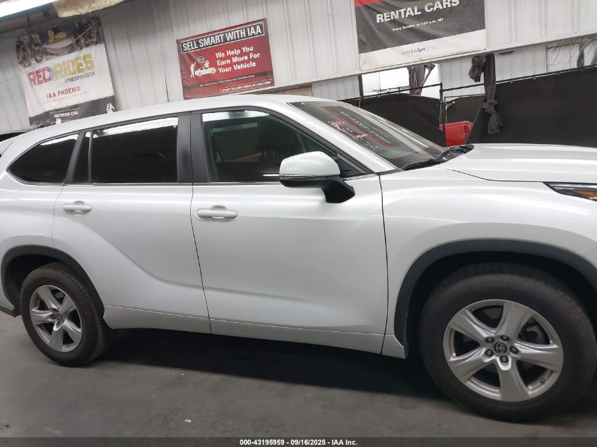 2023 Toyota Highlander L VIN: 5TDKDRAH0PS502004 Lot: 43195959