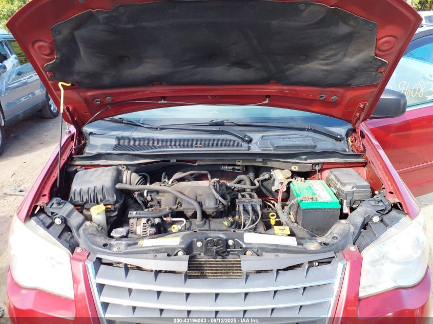 2010 Chrysler Town & Country Lx VIN: 2A4RR4DEXAR215252 Lot: 43196083