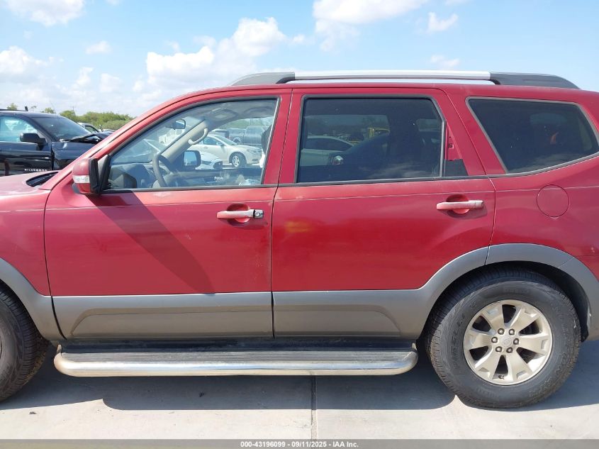 2009 Kia Borrego Lx VIN: KNDJJ741X95030698 Lot: 43196099