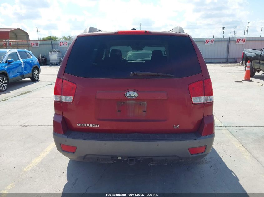 2009 Kia Borrego Lx VIN: KNDJJ741X95030698 Lot: 43196099