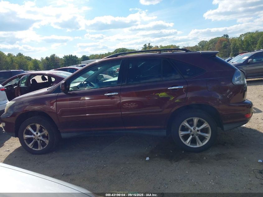 2009 Lexus Rx 350 VIN: JTJHK31U492054691 Lot: 43196104