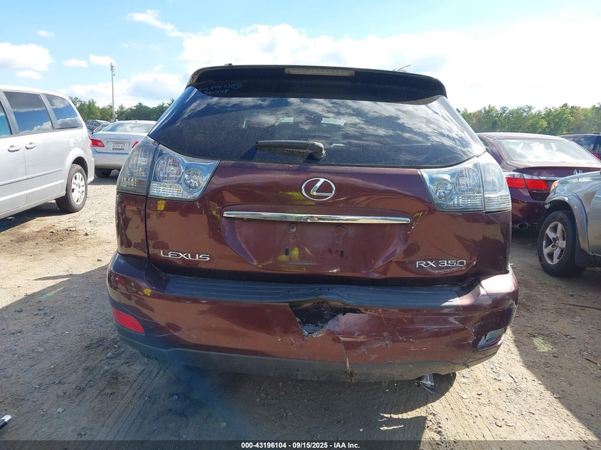 2009 Lexus Rx 350 VIN: JTJHK31U492054691 Lot: 43196104