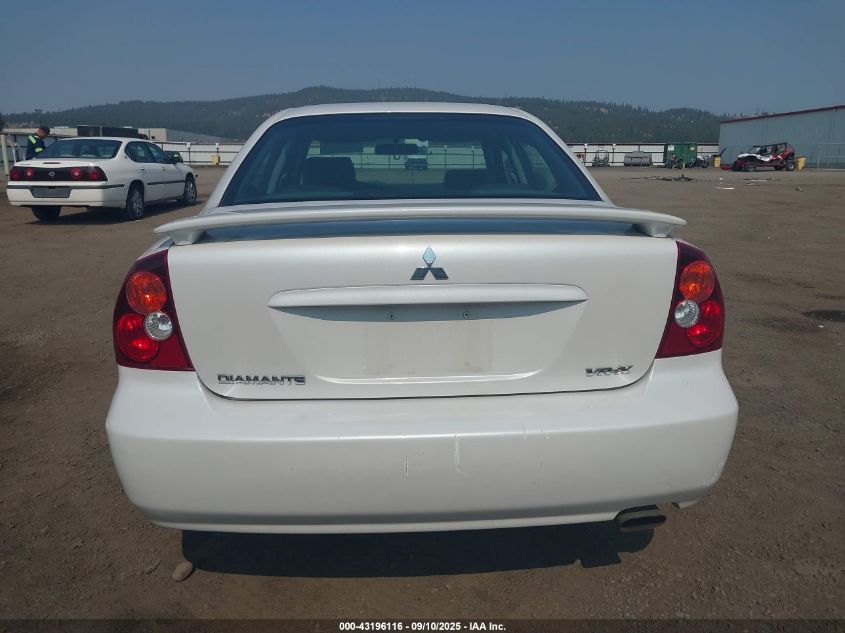 2004 Mitsubishi Diamante Vr-X VIN: 6MMAP87P24T004241 Lot: 43196116