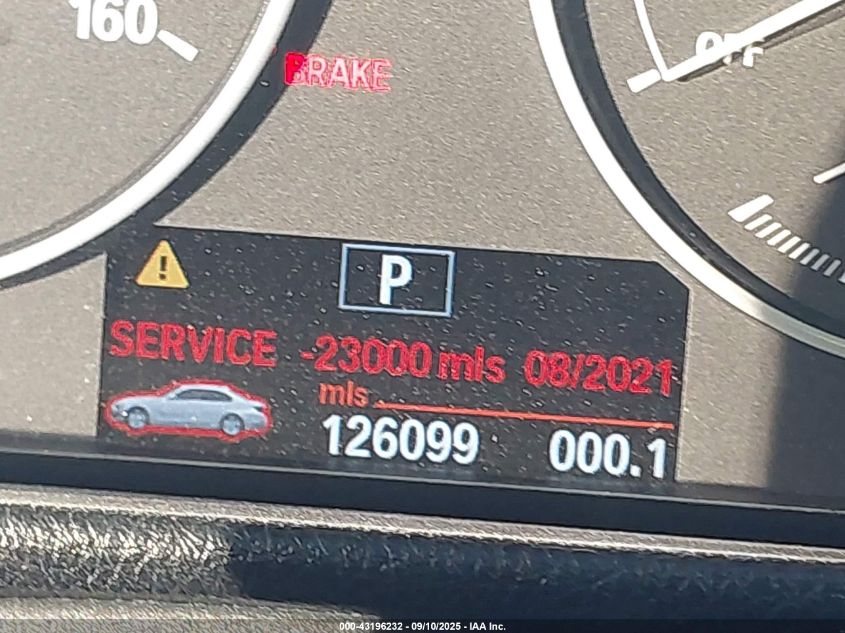 2013 BMW 320I xDrive VIN: WBA3C3C51DF983123 Lot: 43196232