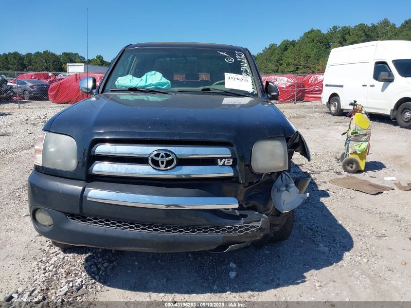 2005 Toyota Tundra Sr5 V8 VIN: 5TBET34145S481921 Lot: 43196253