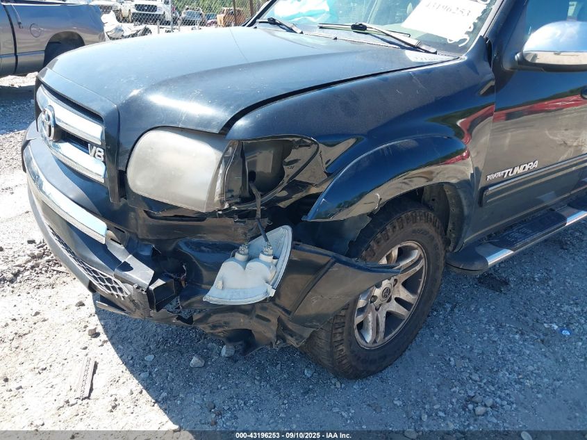 2005 Toyota Tundra Sr5 V8 VIN: 5TBET34145S481921 Lot: 43196253