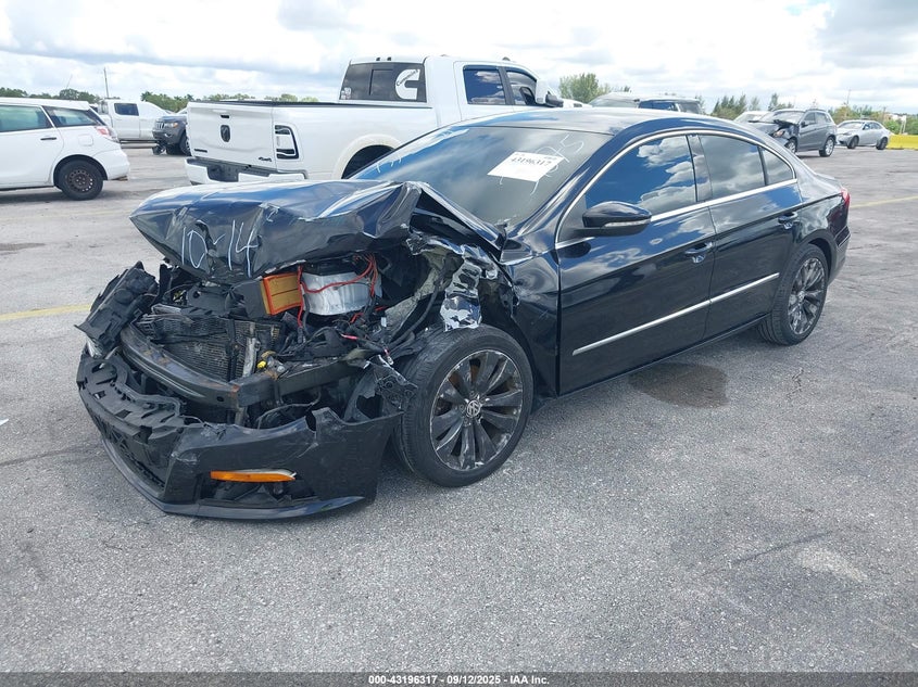 2009 Volkswagen Cc Sport black sedan gasoline WVWML73C29E553675 photo #3
