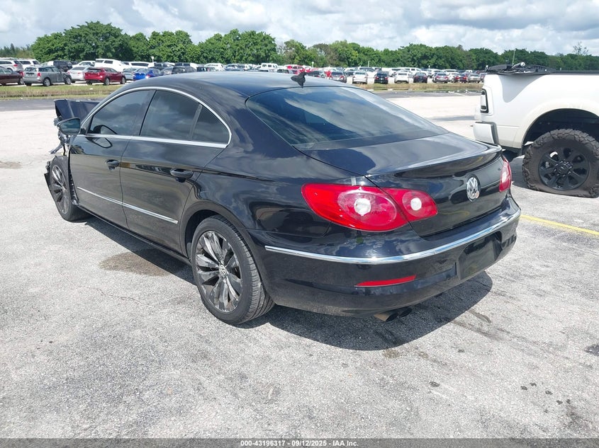2009 Volkswagen Cc Sport black sedan gasoline WVWML73C29E553675 photo #4