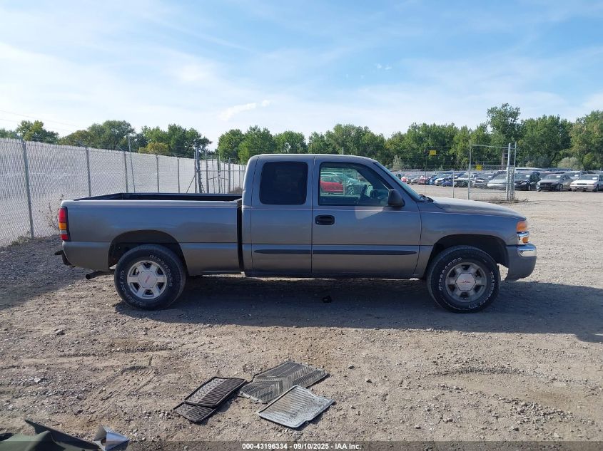2006 GMC Sierra 1500 Sl VIN: 1GTEK19V16E195512 Lot: 43196334