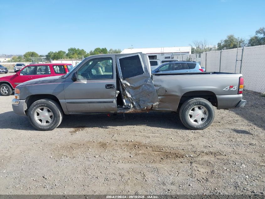 2006 GMC Sierra 1500 Sl VIN: 1GTEK19V16E195512 Lot: 43196334