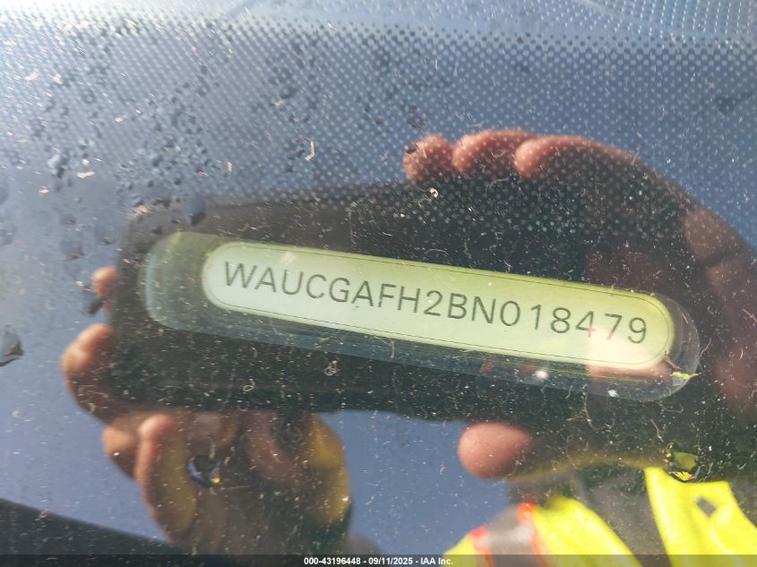 2011 Audi S5 3.0 Premium Plus VIN: WAUCGAFH2BN018479 Lot: 43196448