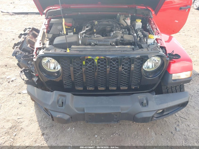 2023 Jeep Gladiator Willys 4X4 VIN: 1C6HJTAG1PL539188 Lot: 43196457